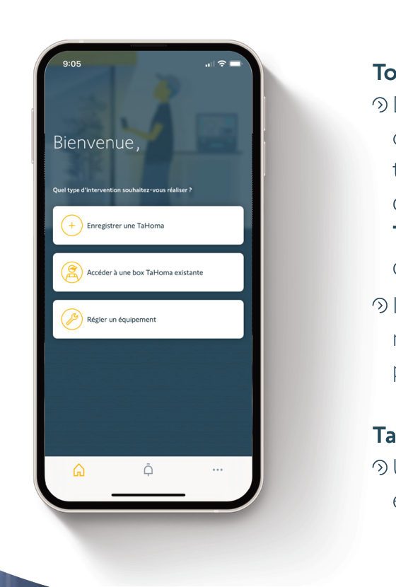 Somfy TaHoma Switch e app TaHoma