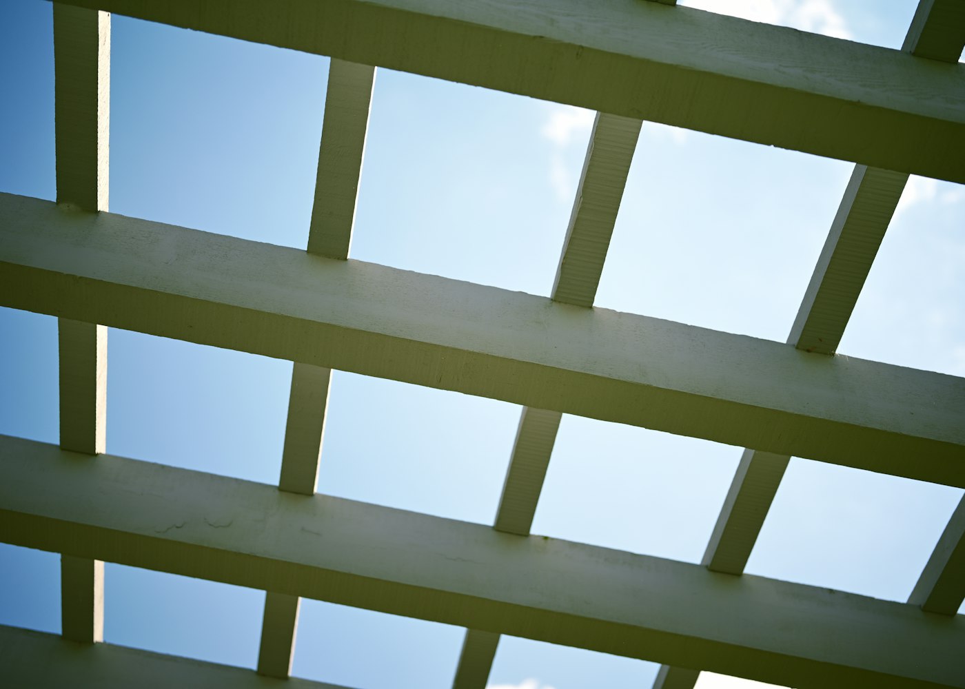 Copertura a lamelle di una pergola