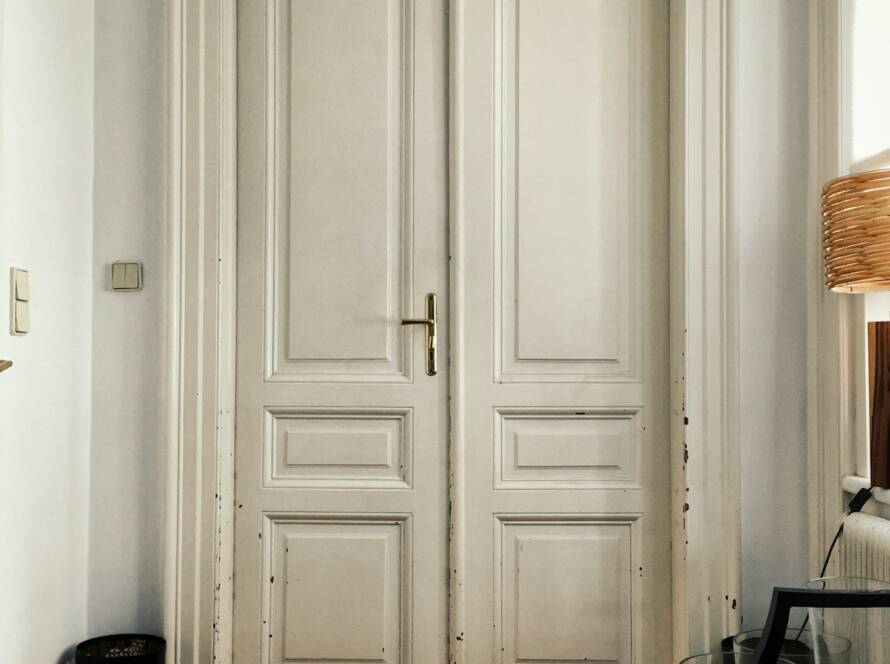 Porta interna bianca a due ante